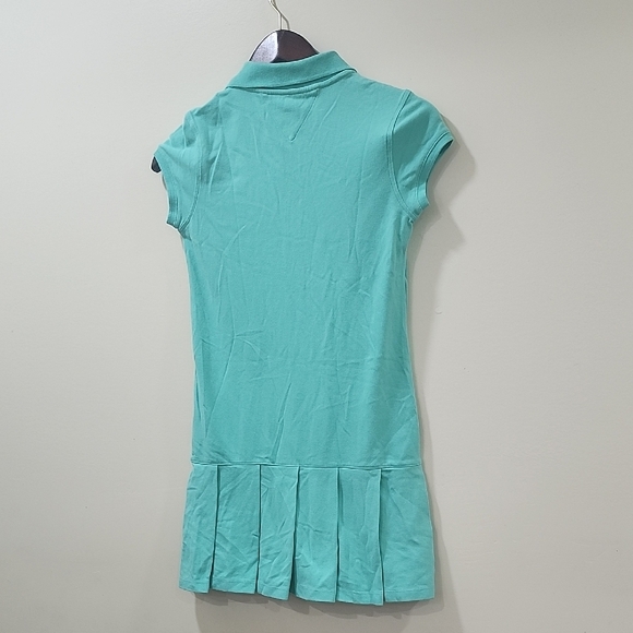 NWT Tommy Hilfiger Blue Dress Girls Sleeve Fitted Polo Shirt - Picture 7 of 8